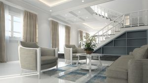 Home Luxe traprenovatie met eikenhout treden en moderne design elementen in een moderne woning interieur